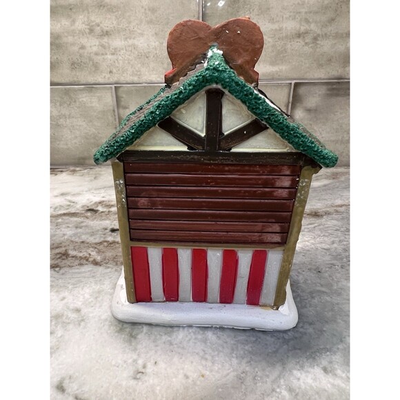 Lemax Pretzel Stand Christmas Village RARE xmas snow food stand decor Pretzels - Picture 5 of 15